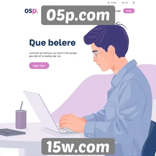 O impacto do design do site 05p.com na experiência do usuário